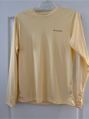 Columbia Lightweight Long Sleeve Tee - Light Yellow